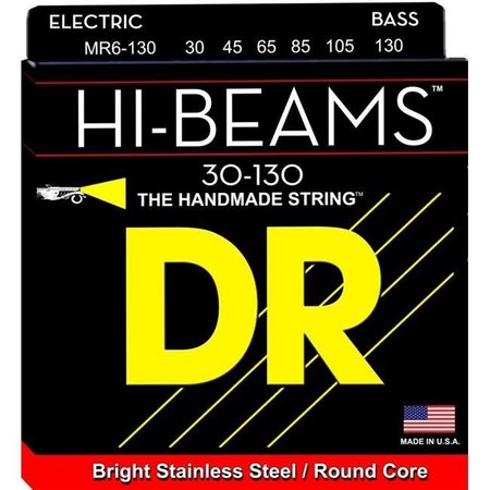 DR HANDMADE STRINGS DR Handmade Strings MR6-130-U Hi-Beam Bass 6 String - 30-130 Gauge MR6-130-U